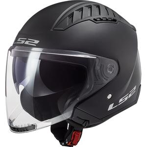 LS2 OF600 Copter II casco moto aperto nero opaco