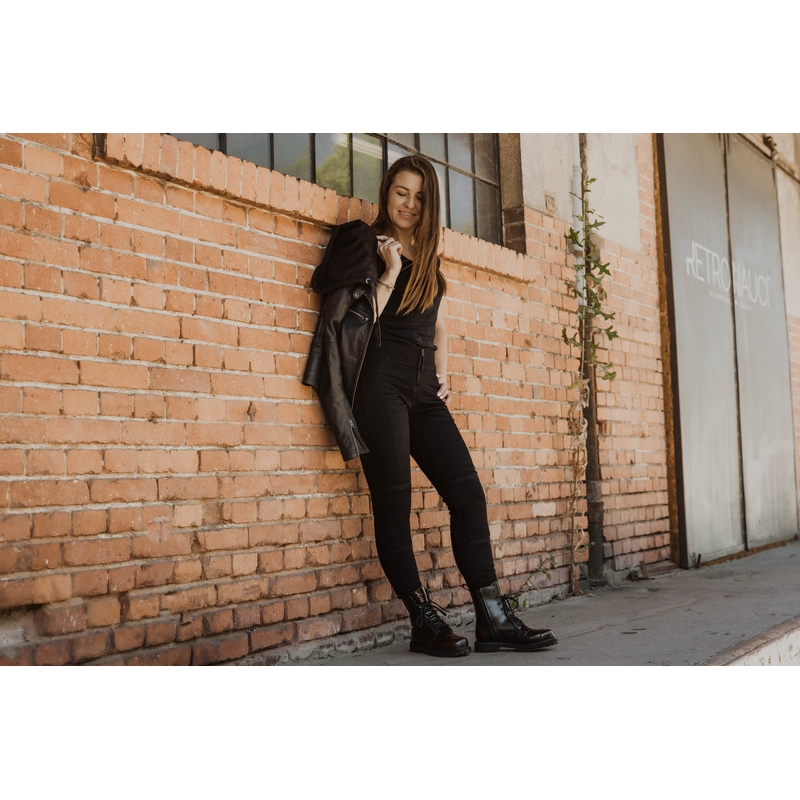 Giacca da moto Ozone Striker Donna Nero