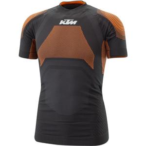 Maglia termica a maniche corte KTM Performance nero-arancio Saldi