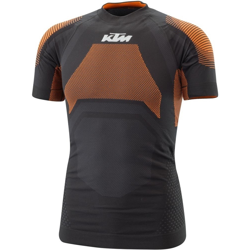 Maglia termica a maniche corte KTM Performance nero-arancio Saldi