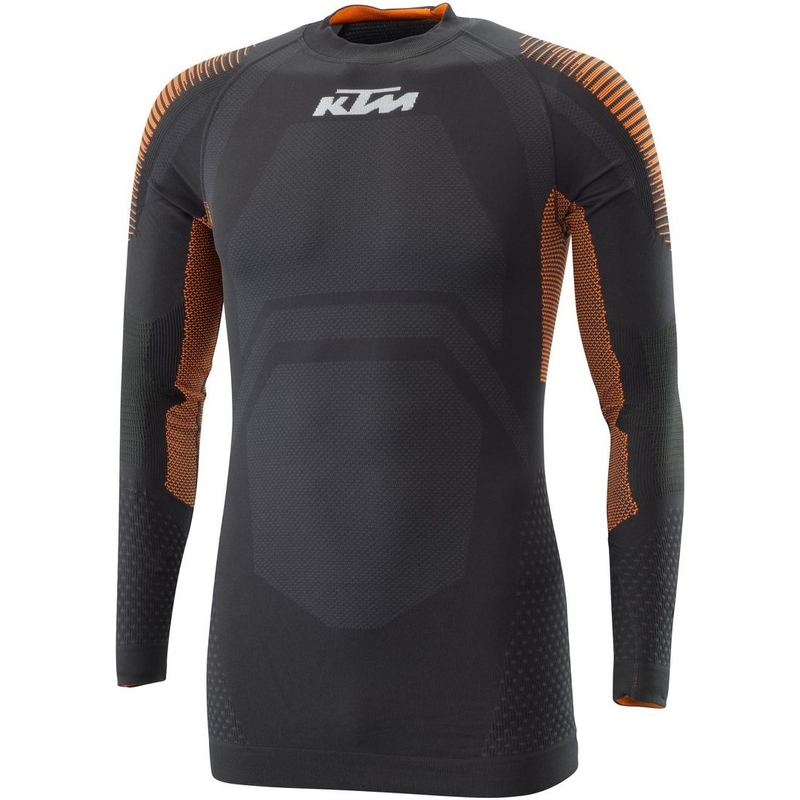 Maglia termica a maniche lunghe KTM Performance nero-arancio