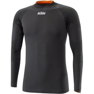 Maglia termica KTM Touring a maniche lunghe nero-arancio