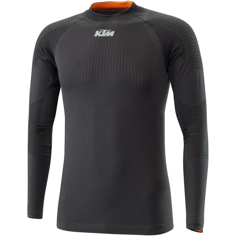 Maglia termica KTM Touring a maniche lunghe nero-arancio