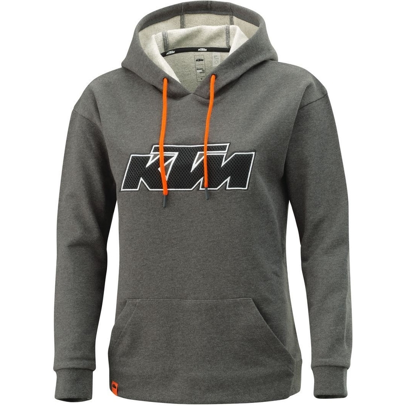 Felpa con cappuccio KTM Patch donna grigio Saldi