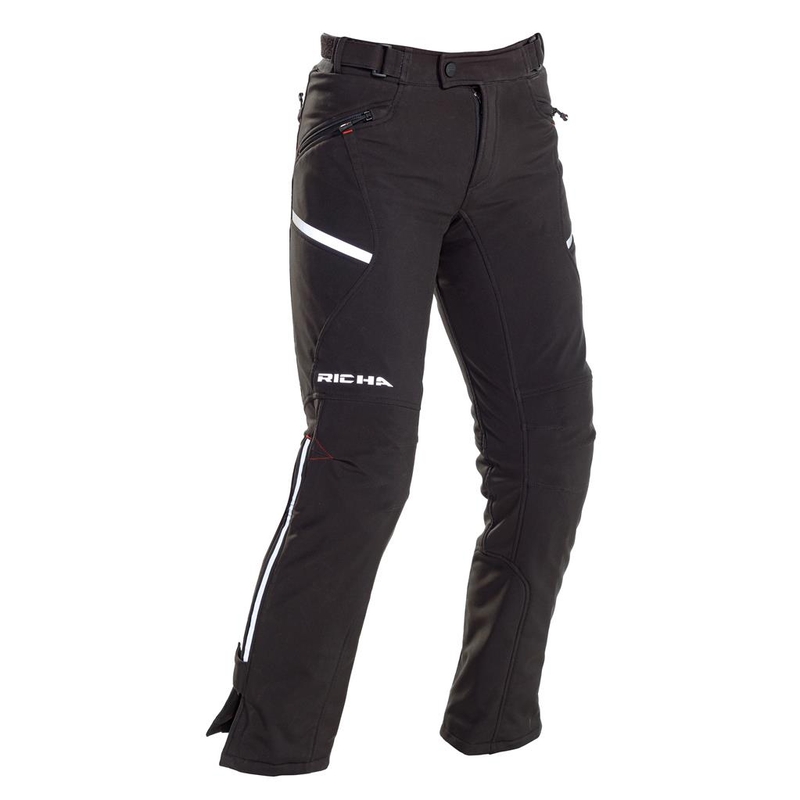 Dětské kalhoty na motorku RICHA Softshell černé výprodej