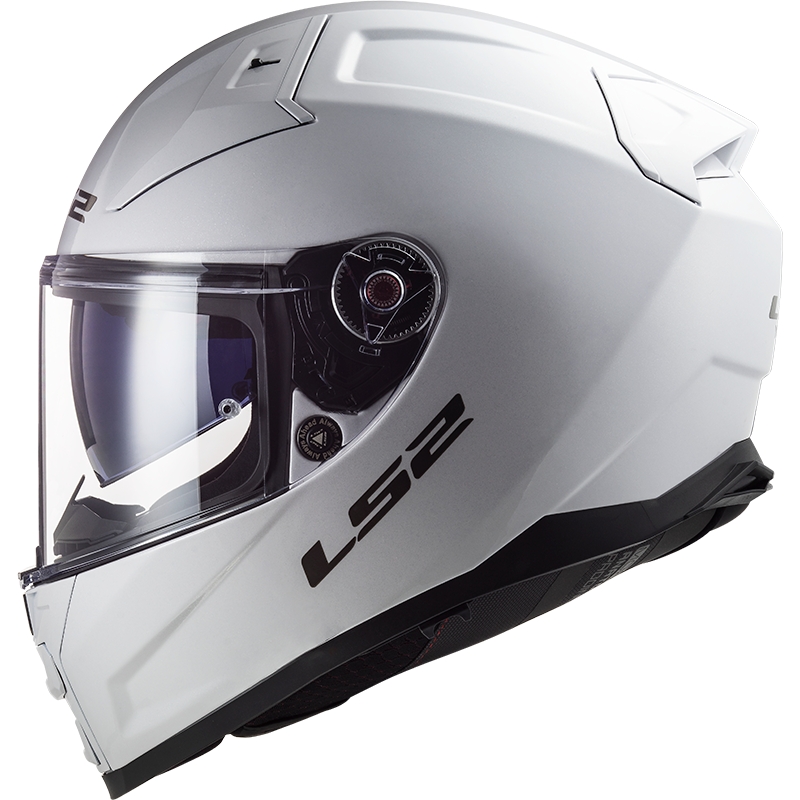 LS2 FF811 Vector II Casco integrale bianco solido per motociclisti