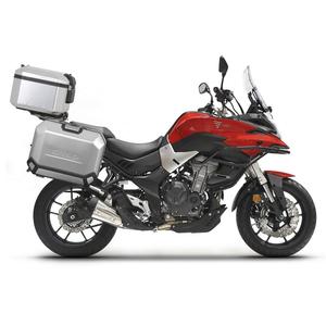 Kompletní sada hliníkových kufrů SHAD TERRA, 55L topcase 47L/47L boční kufry, včetně montážní sady a plotny SHAD Voge 500DS / 500DSX