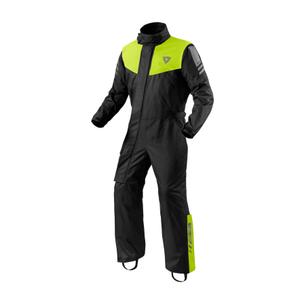Tuta antipioggia Revit Pacific 4 H2O nero-giallo fluo