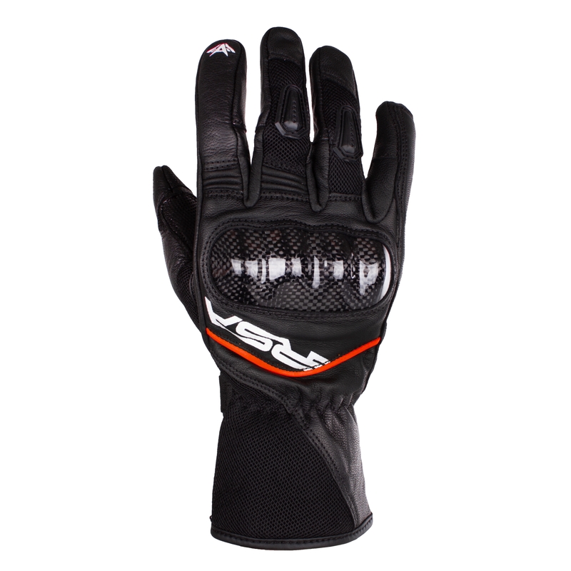 Guanti da moto RSA Airvent 2 nero-rosso