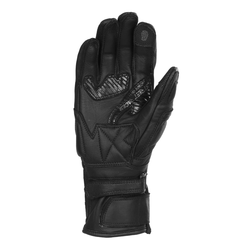 Guanti da moto Street Racer Touring Donna Nero