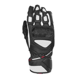 Guanti da moto da donna RSA RX2 bianco e nero