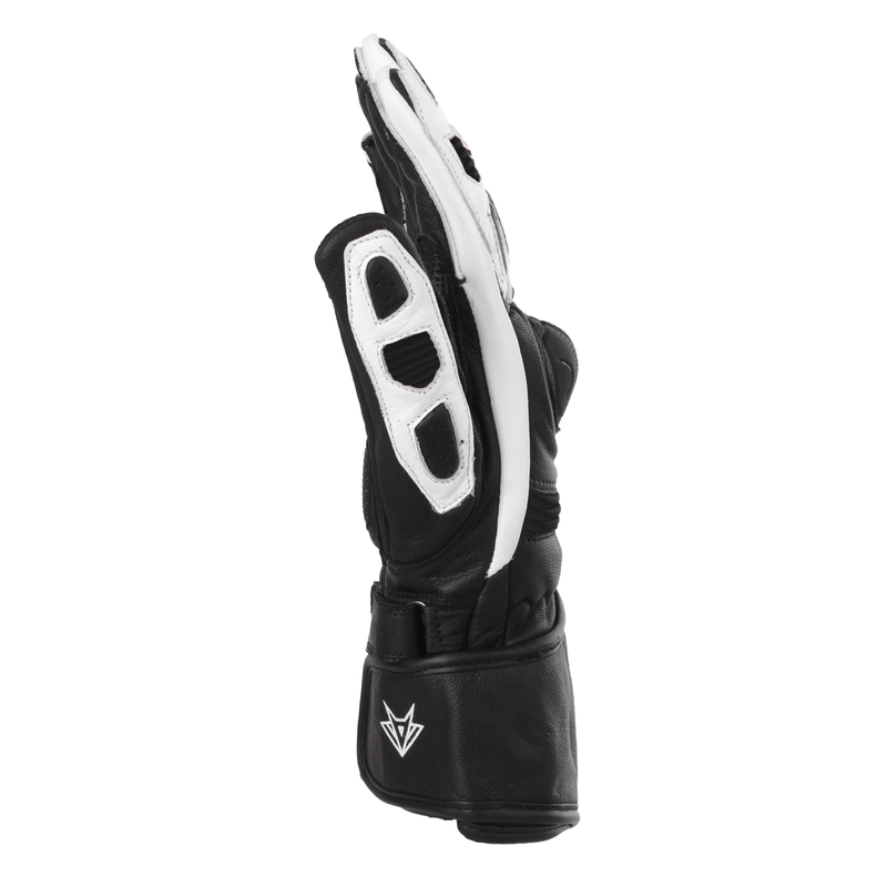 Guanti da moto RSA Gappa 2 bianco e nero