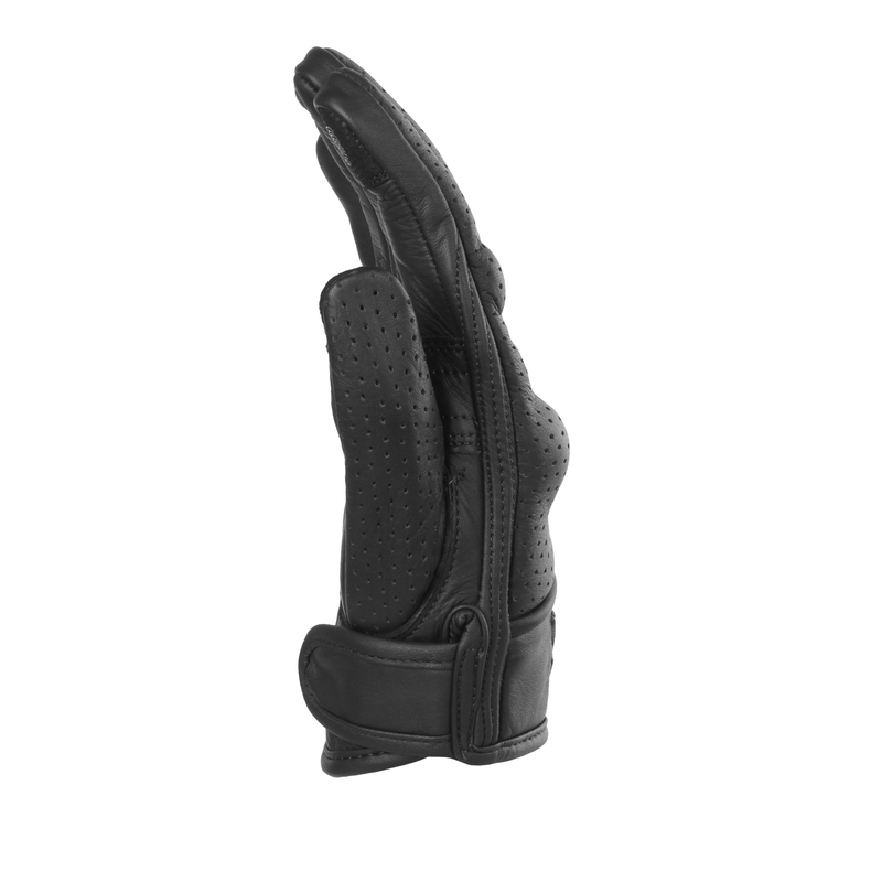 Guanti moto Street Racer Striker 2 nero perforato