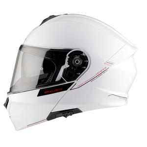 Casco moto MT Genesis SV Solid A0 bianco lucido