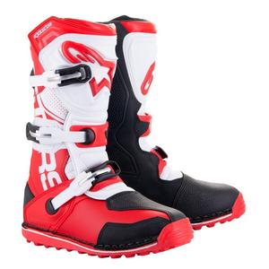 Stivali da moto Alpinestars Tech Trial bianco-rosso-nero
