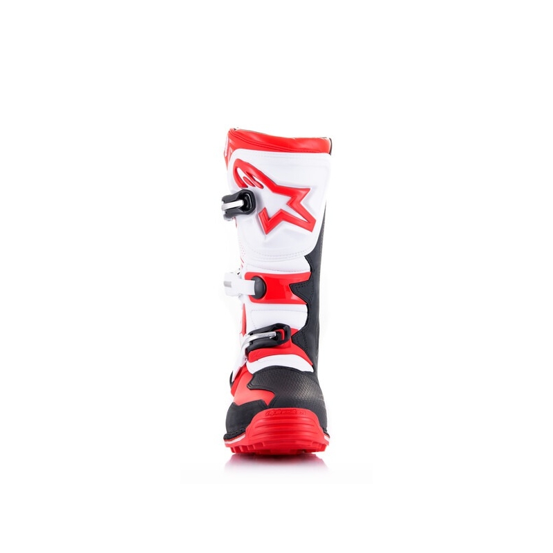 Stivali da moto Alpinestars Tech Trial bianco-rosso-nero