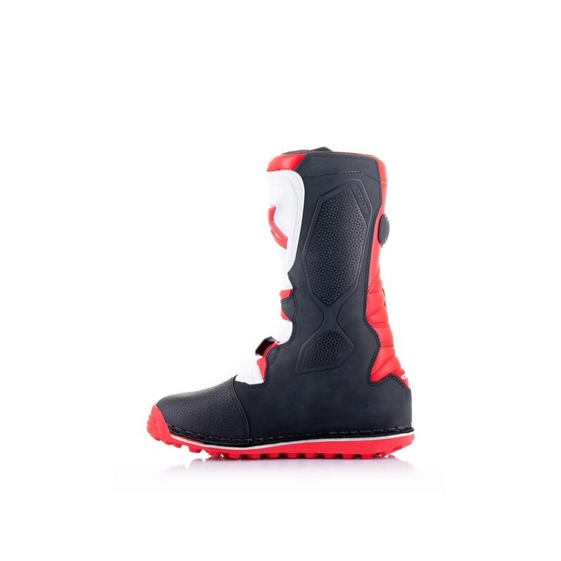 Stivali da moto Alpinestars Tech Trial bianco-rosso-nero