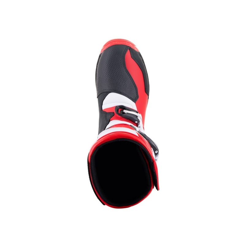 Stivali da moto Alpinestars Tech Trial bianco-rosso-nero