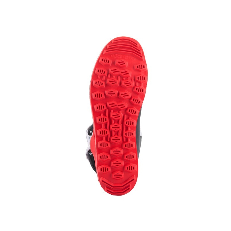 Stivali da moto Alpinestars Tech Trial bianco-rosso-nero