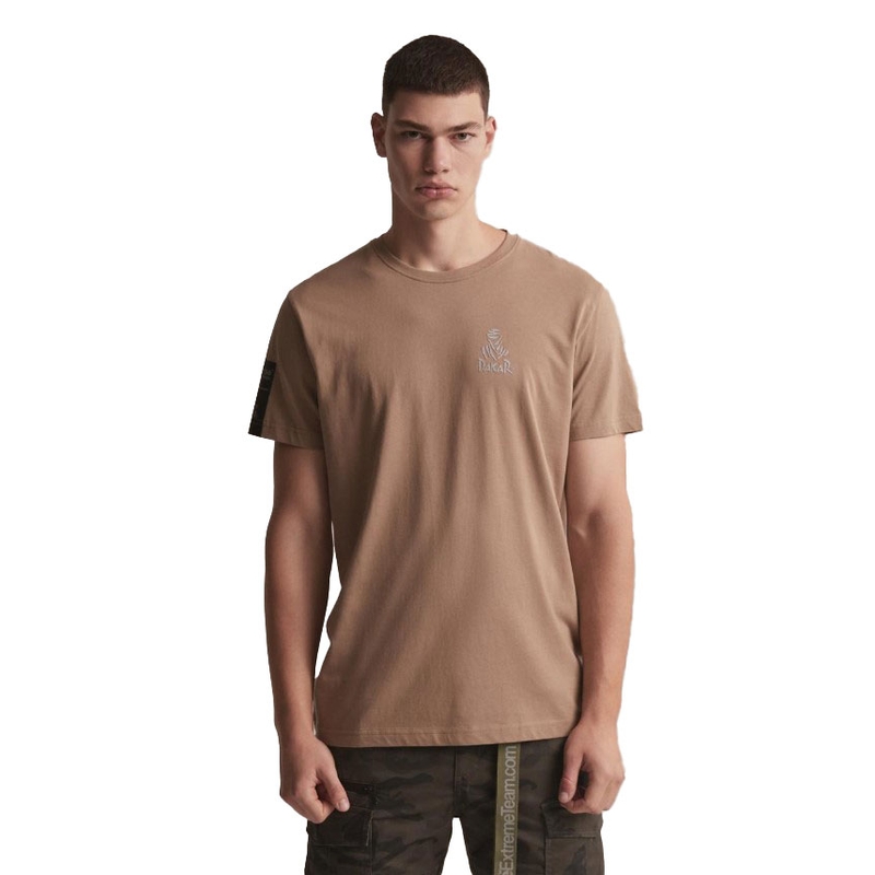 Maglietta DAKAR DKR Logo 423 marrone
