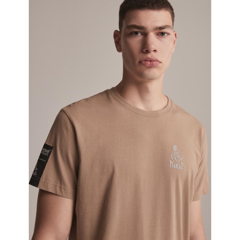 Maglietta DAKAR DKR Logo 423 marrone