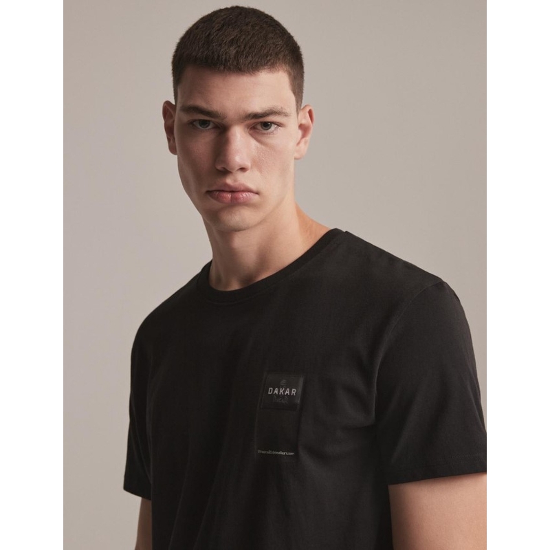 Maglietta DAKAR DKR Patch nero