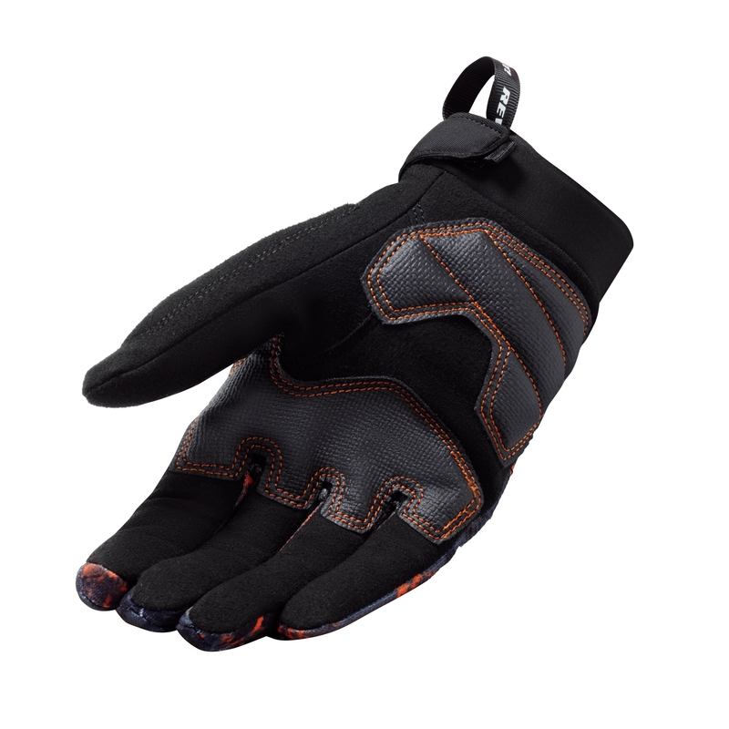 Guanti da moto Revit Continent nero-arancio