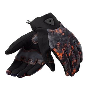 Guanti da moto Revit Continent nero-arancio