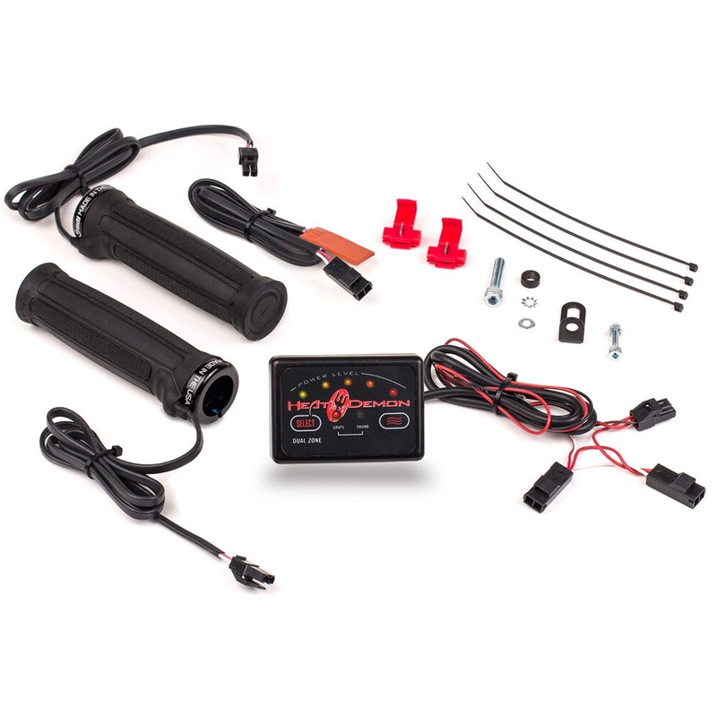 Manopole riscaldate a doppia zona SYMTEC ATV Clamp On