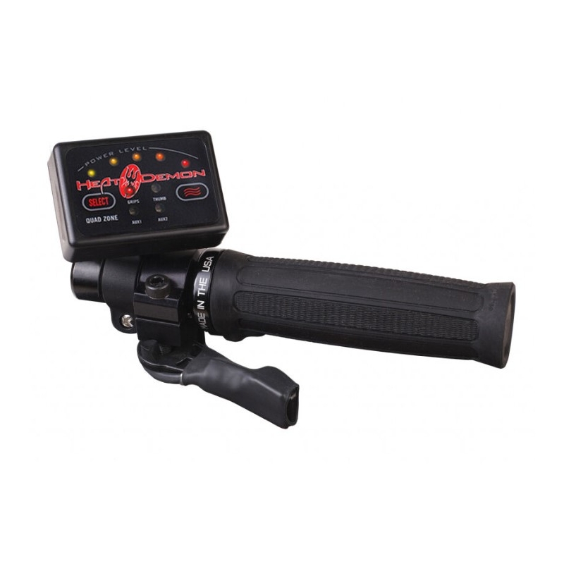 Manopole riscaldate SYMTEC ATV Clamp On Quad Zone nero