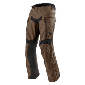 Pantaloni da moto Revit Continent marrone estesi