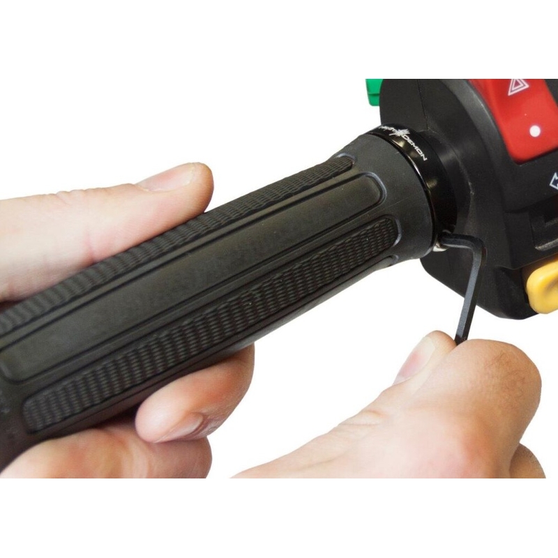 Manopole riscaldate SYMTEC ATV Clamp On High/Low RR nero