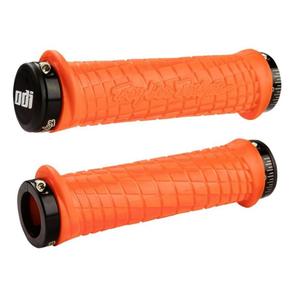 Manopole ODI TROY LEE DESIGNS SIGNATURE ATV LOCK-ON arancio-nero