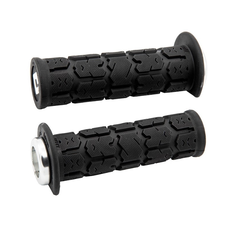 Manopole ODI ROGUE ATV LOCK-ON V2.1 125mm nero-argento