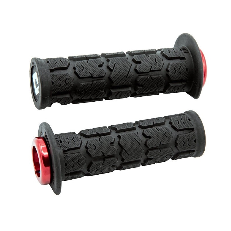 Manopole ODI ROGUE ATV LOCK-ON V2.1 125mm nero-rosso
