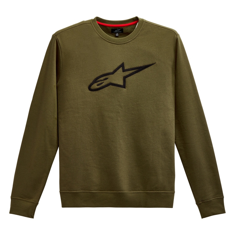 Alpinestars Ageless Crew Fleece Verde e Nero