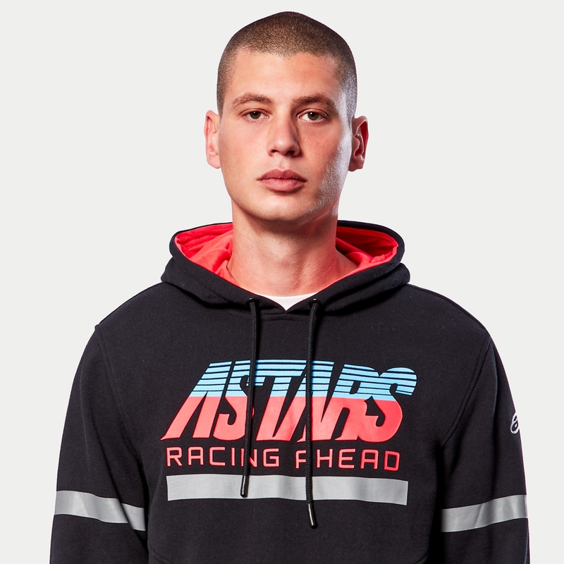 Felpa Alpinestars Club Nera-rossa-blu-grigia