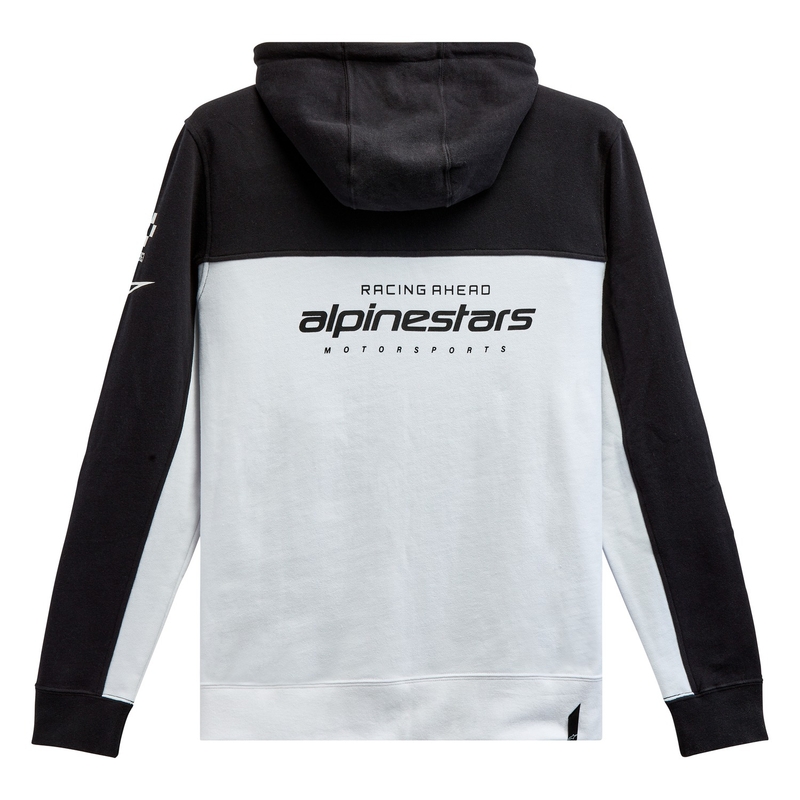 Alpinestars H Block Felpa con cappuccio bianco e nero