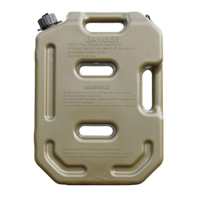 Tanica di plastica SHARK 10 L con valvola di sfiato verde