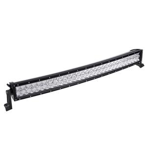 BARRA LUMINOSA A LED SHARK 30", CURVA, 180W, R 810 MM - 5D