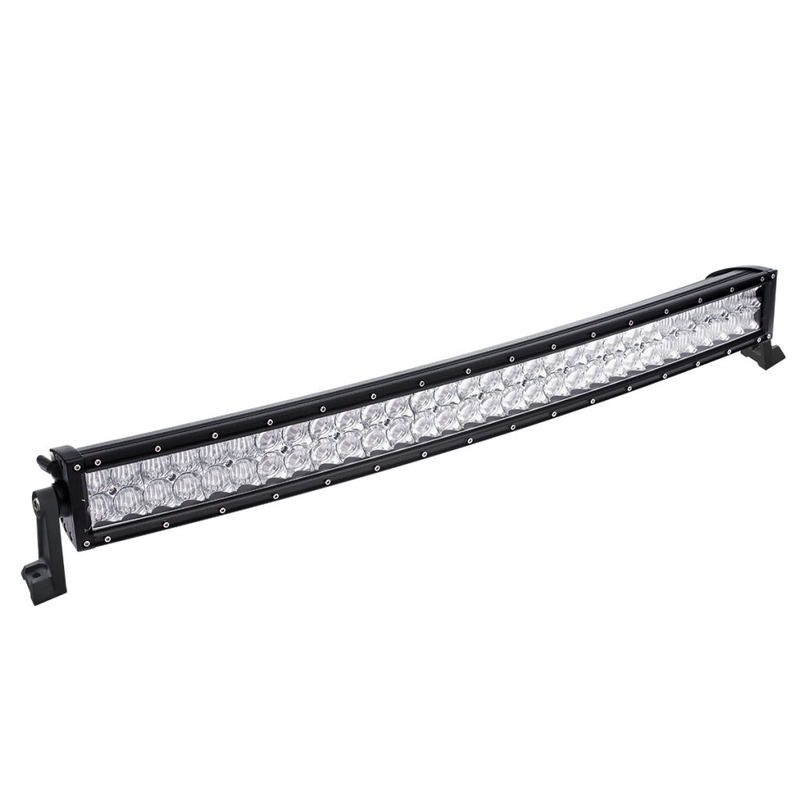 BARRA LUMINOSA A LED SHARK 30", CURVA, 180W, R 810 MM - 5D
