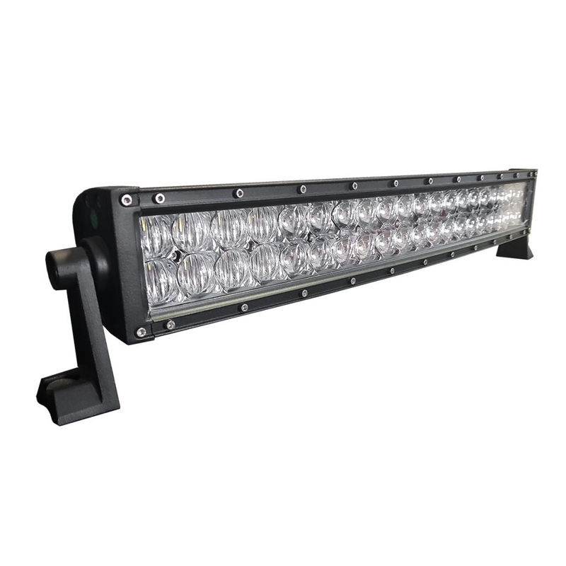 BARRA LUMINOSA A LED SHARK 30", CURVA, 180W, R 810 MM - 5D
