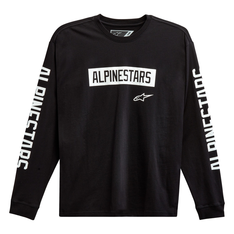 Triko Alpinestars Face Off Tee černo-bílé