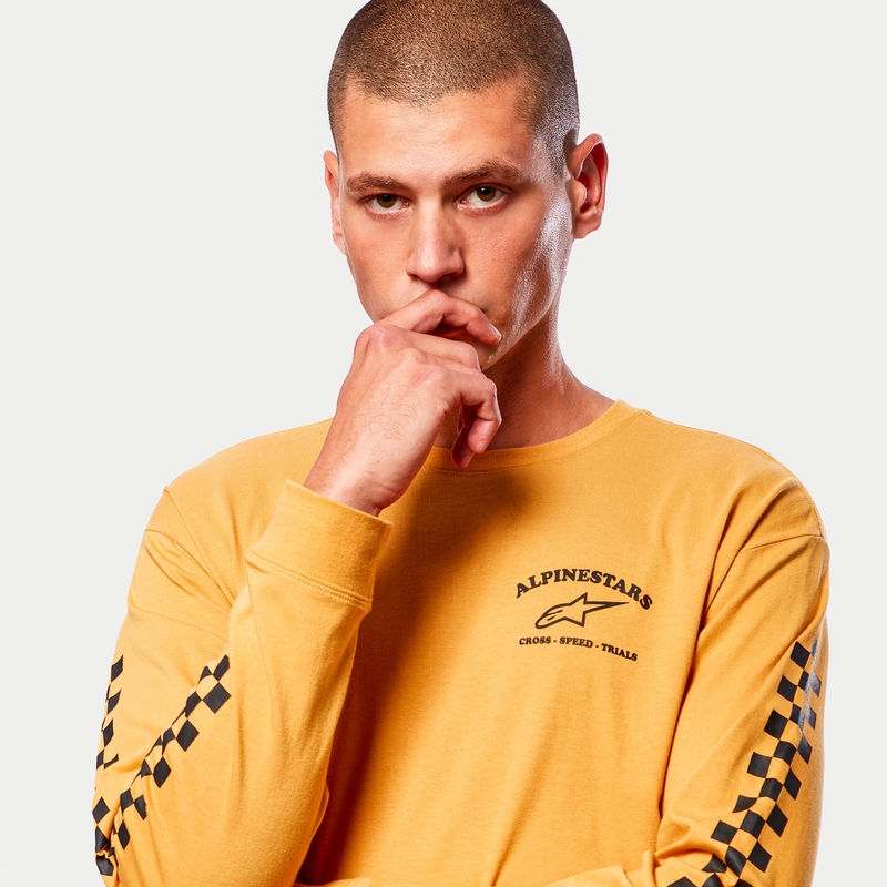 Triko Alpinestars Sunday Tee žluto-černé