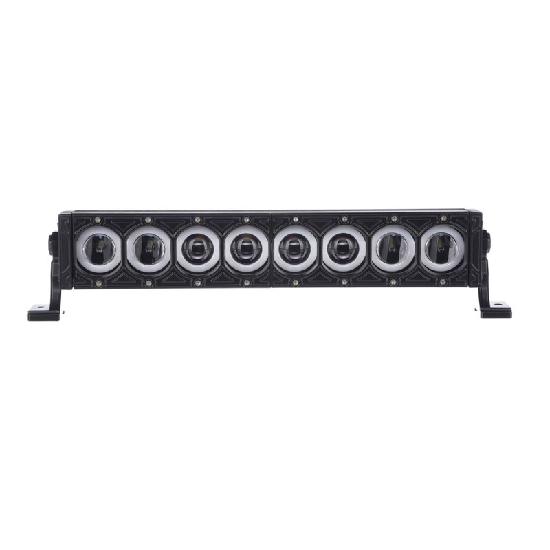 Rampa luminosa a LED SHARK LED LIGHT BAR 17" CON ANELLO HALO, CREE LED, 80W
