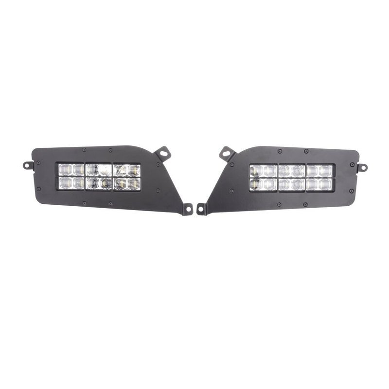 Fari a LED SHARK LED HEADLIGHTS PER POLARIS ATV, UTV CON BACKLIGHT, 2KS