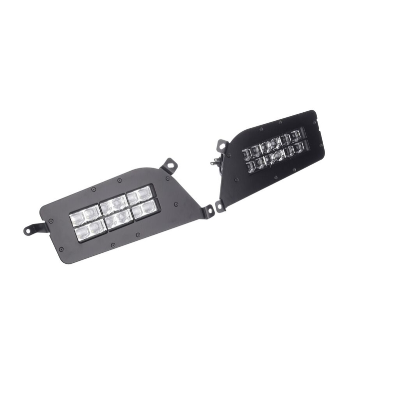 Fari a LED SHARK LED HEADLIGHTS PER POLARIS ATV, UTV CON BACKLIGHT, 2KS