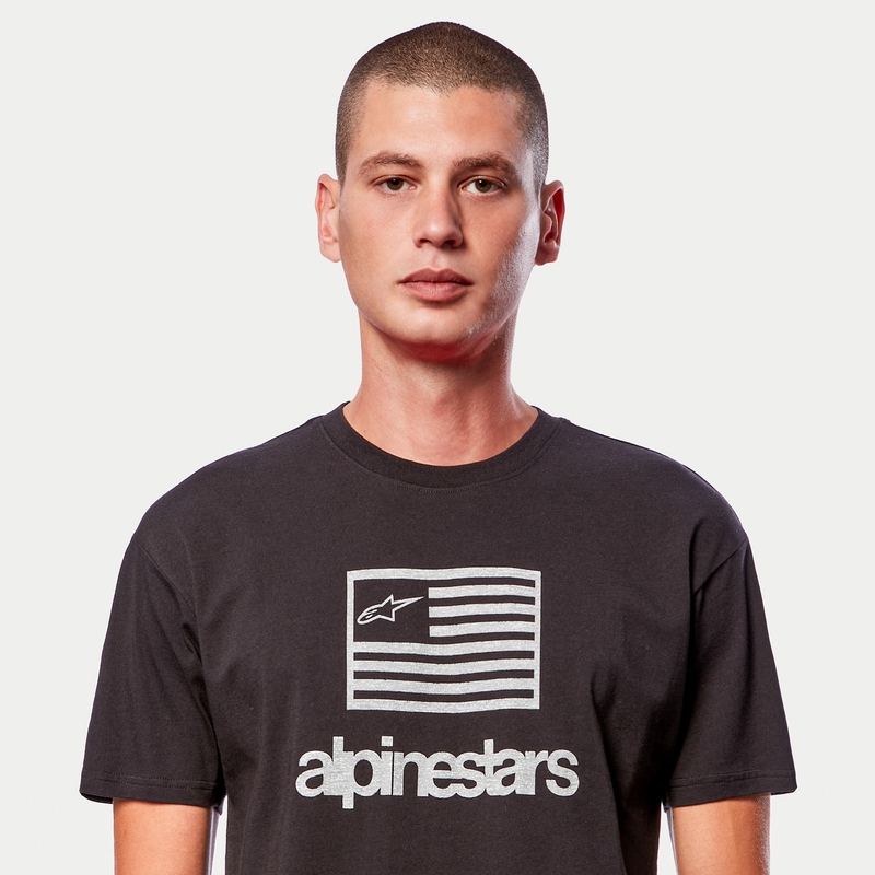 Alpinestars Flag Tee bianca e nera