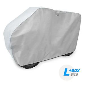 Telo per ATV biposto lungo con box argento L