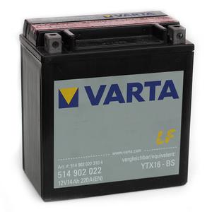 Batteria VARTA YTX16-4/YTX16-BS 12V/14Ah senza manutenzione